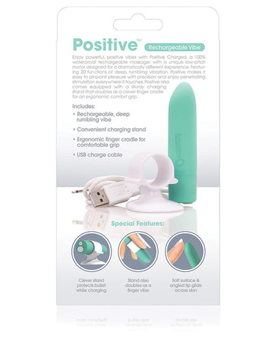 Charged Positive Rechargeable Kiwi Finger Vibrator | ScreamingO Sex Toys from thedildohub.com
