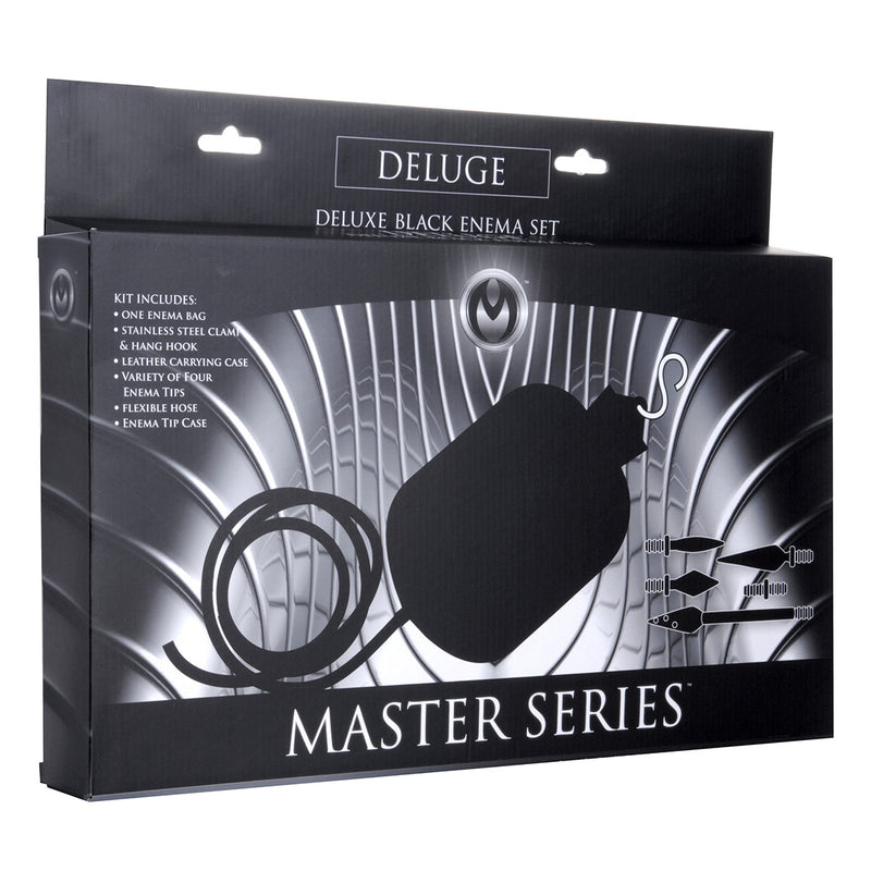 Deluge Deluxe Black Enema Set MedicalGear from Master Series