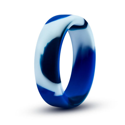 Performance - Silicone Camo Cock Ring - Blue Camoflauge | Blush  from The Dildo Hub
