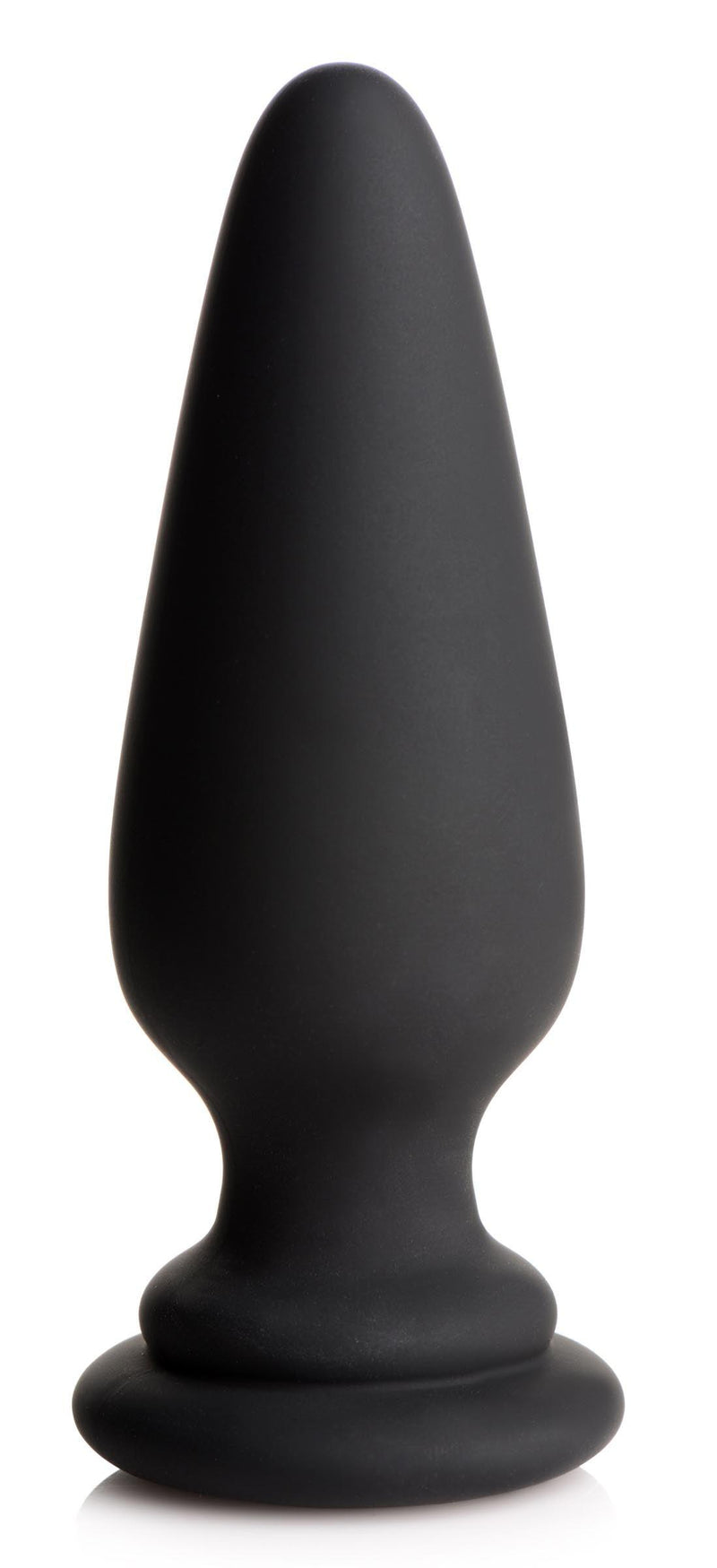 Large Anal Plug with Interchangeable Fox Tail - Black and White - The Dildo Hub