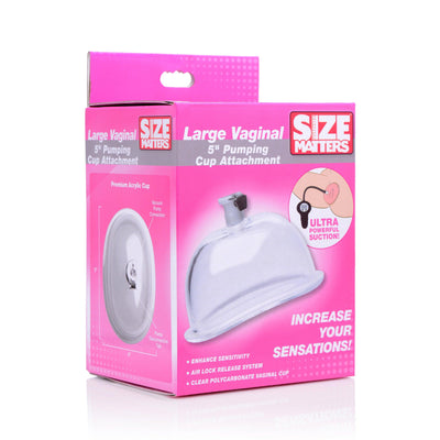 Large Vaginal 5 inch Pumping Cup Attachment - The Dildo Hub