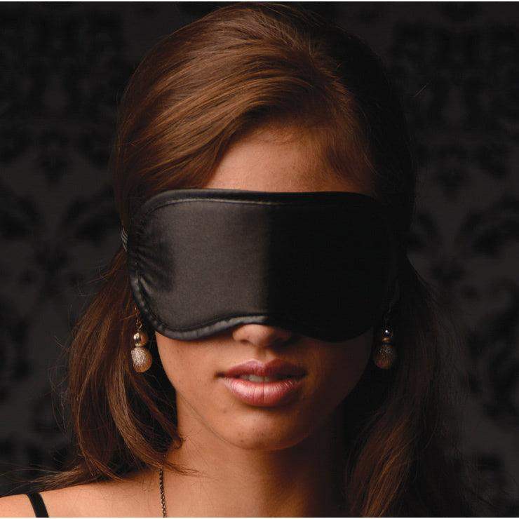 Le Boheme Satin Blindfold - Black - The Dildo Hub