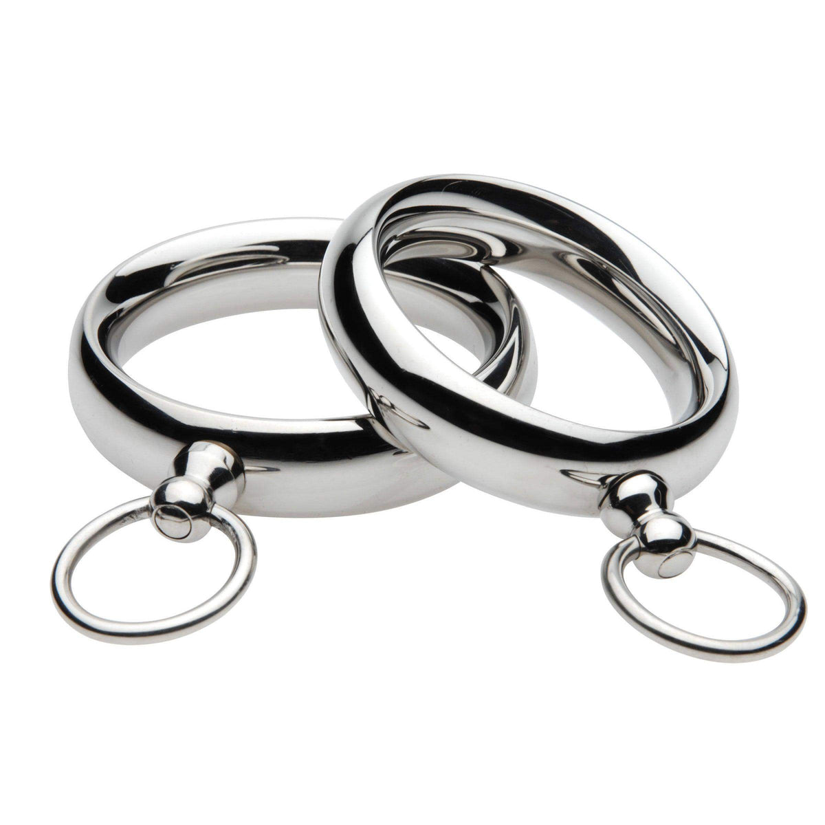 Lead Me Stainless Steel Cock Ring- 1.95 Inch - The Dildo Hub