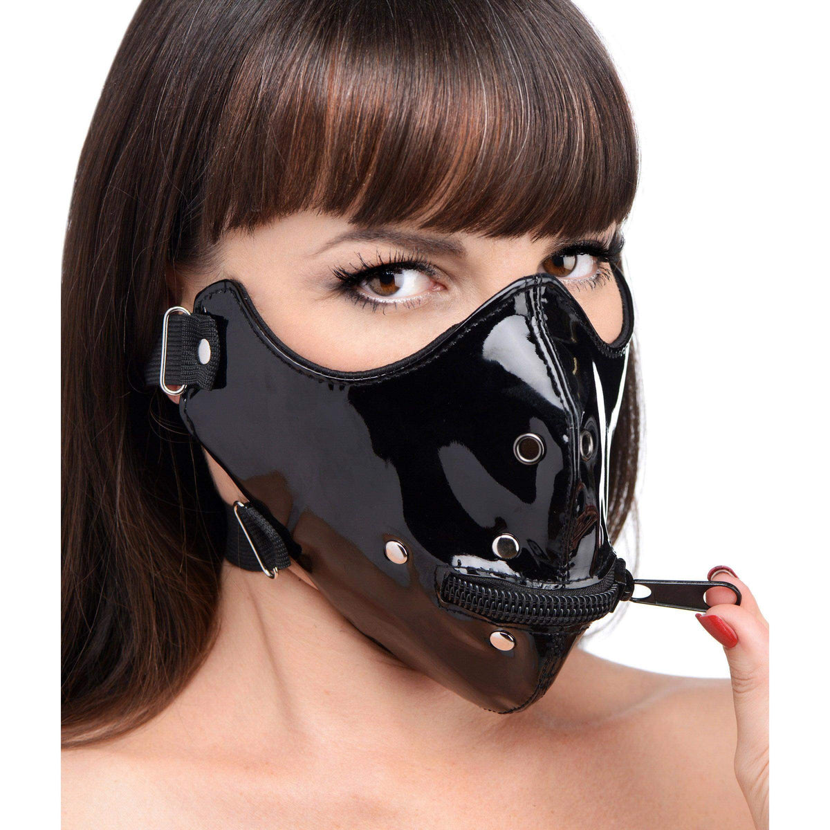 Lektor Zipper Mouth Muzzle - The Dildo Hub