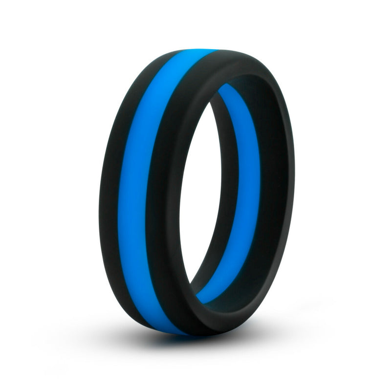 Performance - Silicone Go Pro Cock Ring - Black/Blue | Blush  from The Dildo Hub