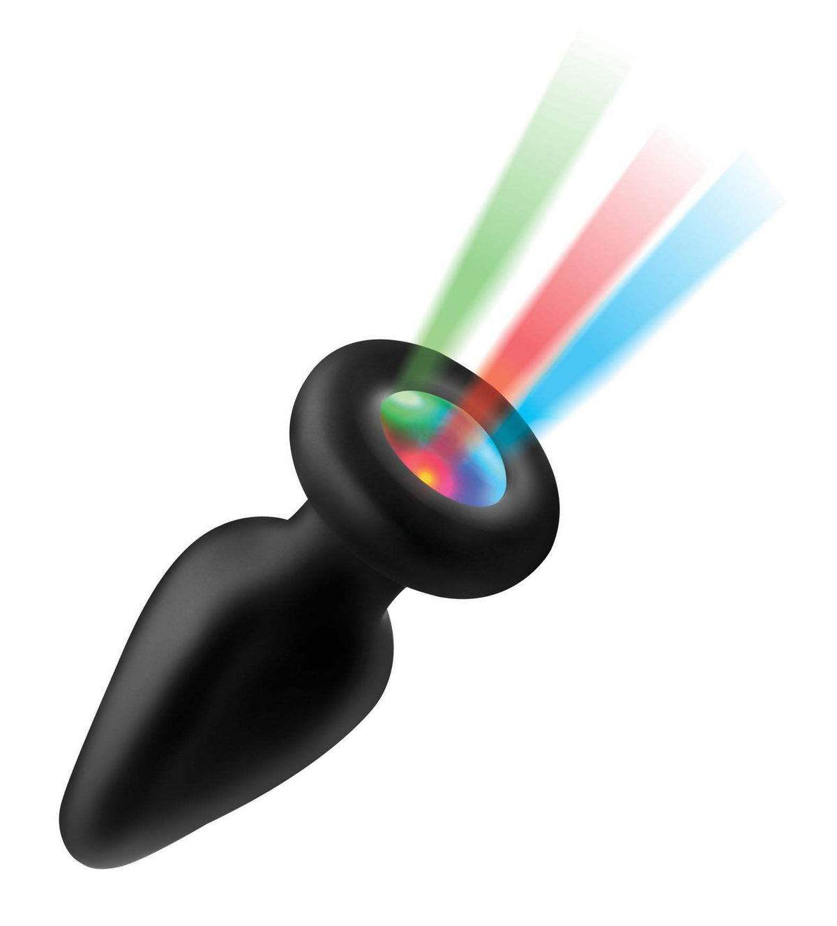 Light Up Silicone Anal Plug - Medium - The Dildo Hub