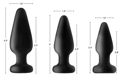 Light Up Silicone Anal Plug - Medium - The Dildo Hub