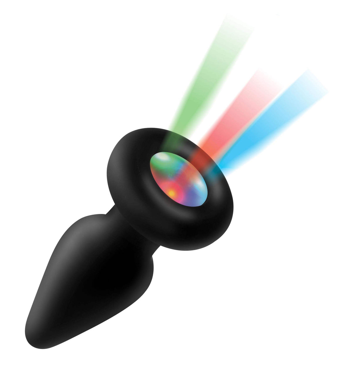 Light Up Silicone Anal Plug - Small - The Dildo Hub