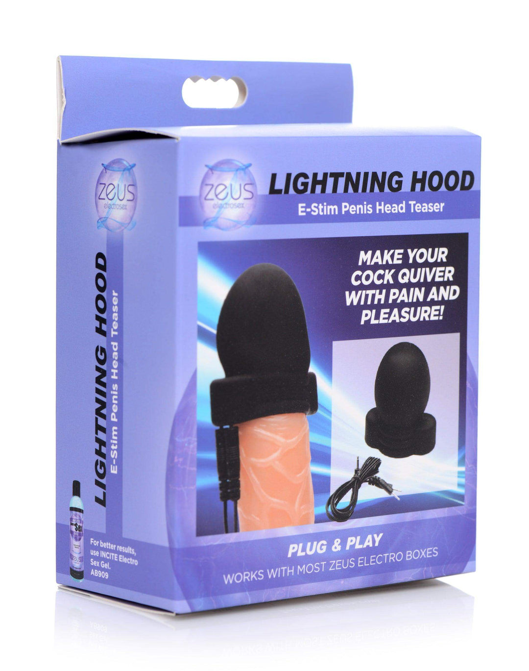 Lightning Hood E-Stim Penis Head Teaser - The Dildo Hub