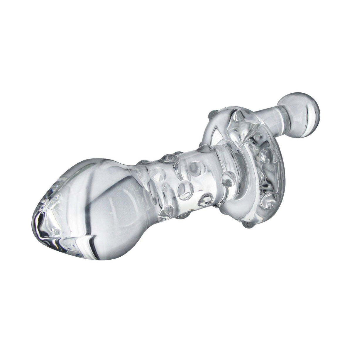 Lila Glass Anal Plug - The Dildo Hub