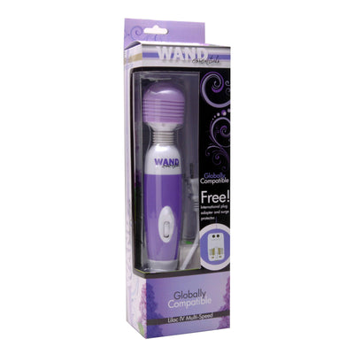 Lilac IV Multi Speed Globally Compatible Wand Massager - The Dildo Hub