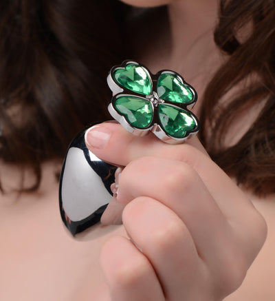 Lucky Clover Gem Anal Plug - Medium - The Dildo Hub