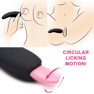 Luscious Licker 7X Silicone Licking Tongue - The Dildo Hub