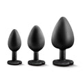 Luxe - Bling Plugs Training Kit - Black With Red Gems