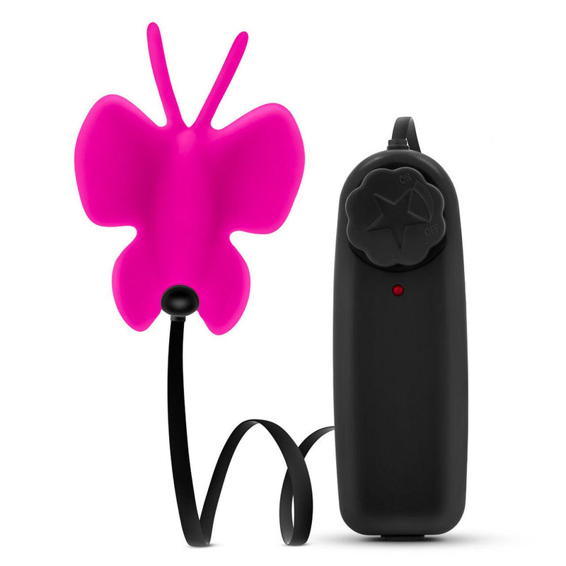 Luxe- Butterfly Teaser Clitoral Vibrator - Fuschia | Blush - The Dildo Hub