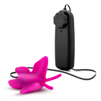 Luxe- Butterfly Teaser Clitoral Vibrator - Fuschia | Blush - The Dildo Hub