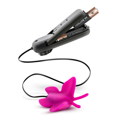 Luxe- Butterfly Teaser Clitoral Vibrator - Fuschia | Blush - The Dildo Hub