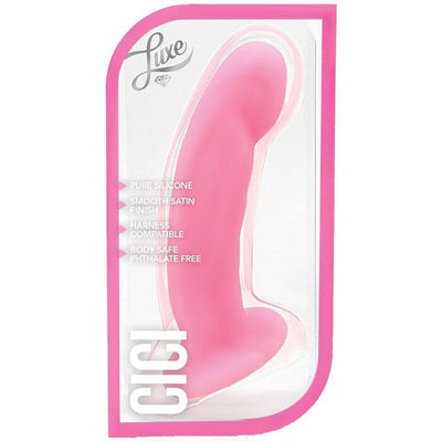 Luxe Cici Pink Silicone G-Spot Dildo - 5.25 Inches | Blush - The Dildo Hub