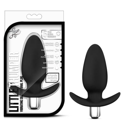 Luxe Little Thumper - Black - The Dildo Hub