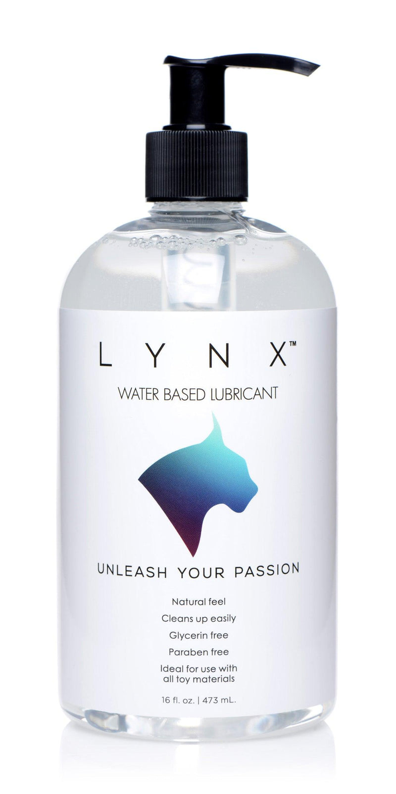 Lynx Water-Based Lubricant 16 oz. - The Dildo Hub