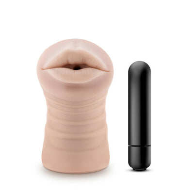 M for Men - Skye Mouth Masturbators - Vanilla | Blush - The Dildo Hub