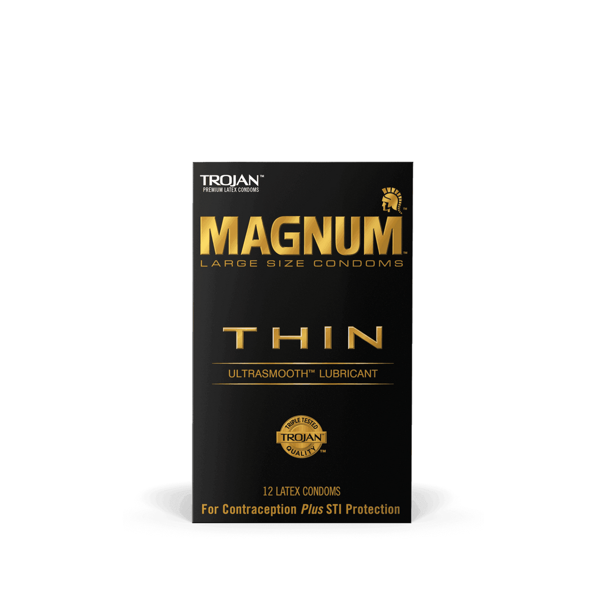 Magnum Thin Condoms - 12 Pack | Trojan - The Dildo Hub