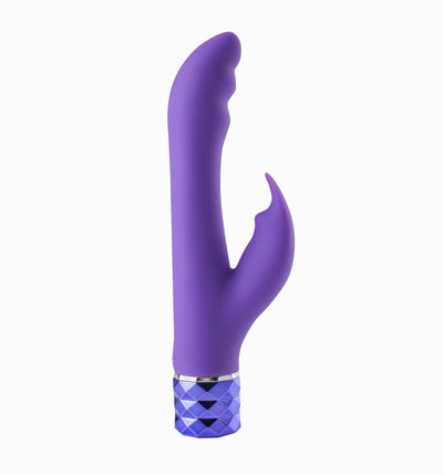 Maia Hailey Crystal Gems G-Spot Vibrator Purple - The Dildo Hub