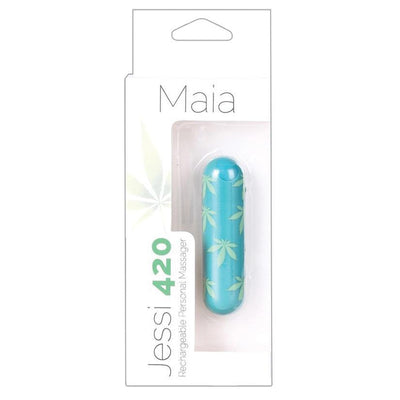 Maia Jessi 420 Series Mini Bullet Emerald - The Dildo Hub