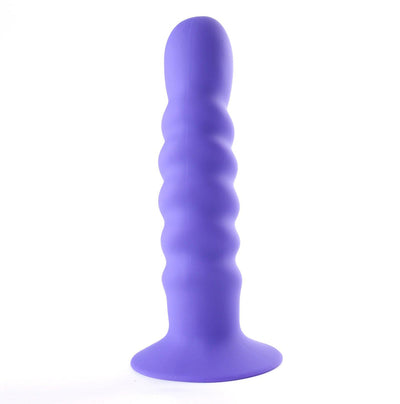 Maia Kendall Swirled Satin Finish - Neon Purple 8 inch. - The Dildo Hub