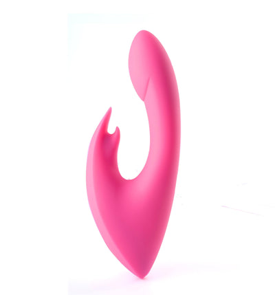 Maia Leah Silicone 10-Function Rabbit Vibrator Pink - The Dildo Hub