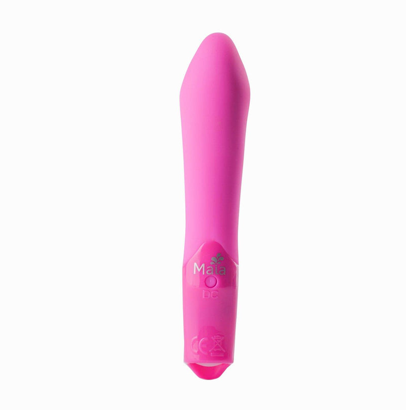 Maia Maddie Silicone 10-Function G-Spot Bullet Vibrator - Neon Pink - The Dildo Hub