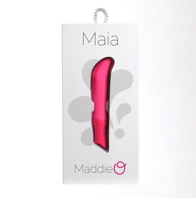 Maia Maddie Silicone 10-Function G-Spot Bullet Vibrator - Neon Pink - The Dildo Hub