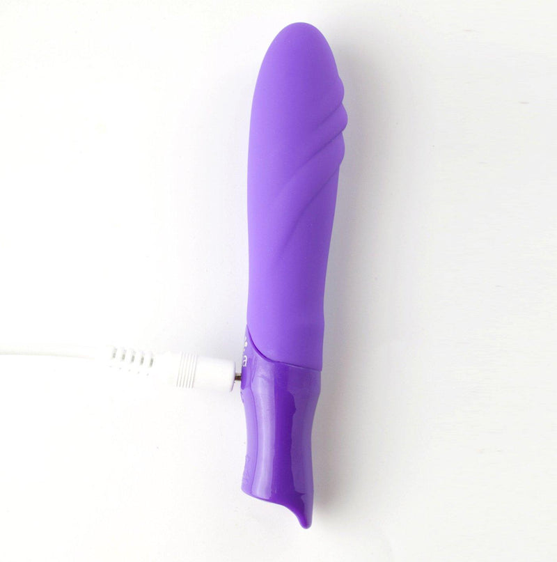 Maia Maddie Silicone 10-Function G-Spot Bullet Vibrator - Neon Purple - The Dildo Hub