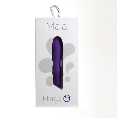 Maia Maddie Silicone 10-Function G-Spot Bullet Vibrator - Neon Purple - The Dildo Hub