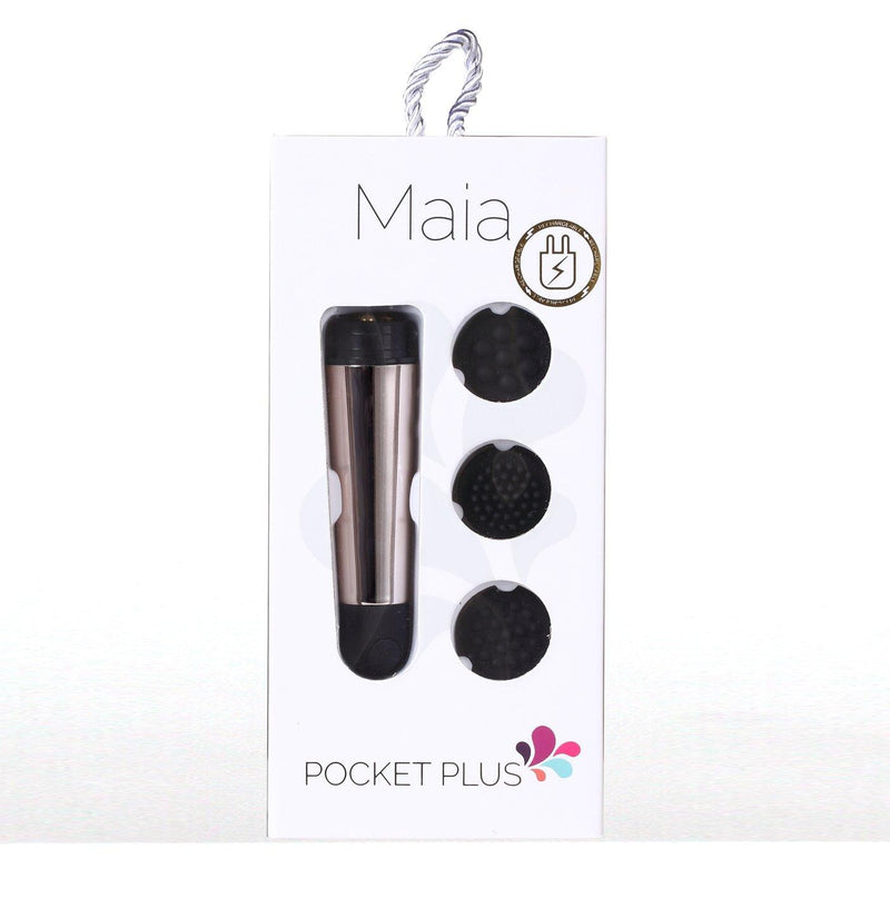 Maia Pocket Plus Super Charged Rechargeable Pocket Rocket Rose - The Dildo Hub