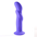 Maia RILEY Silicone Swirled Dong - Neon Purple