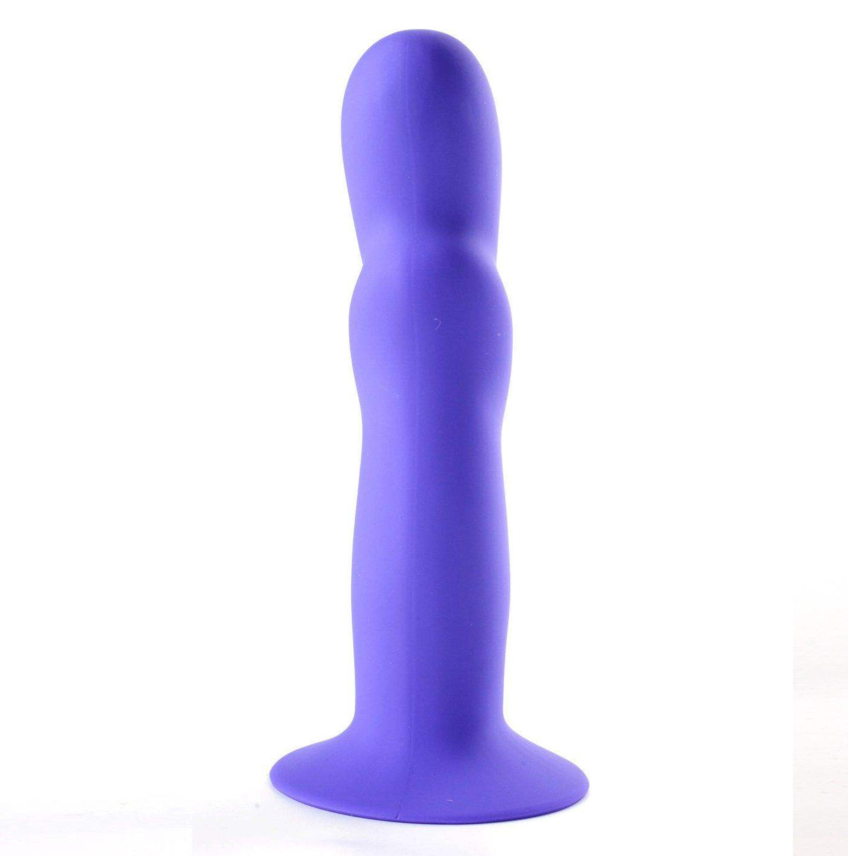 Maia RILEY Silicone Swirled Dong - Neon Purple - The Dildo Hub
