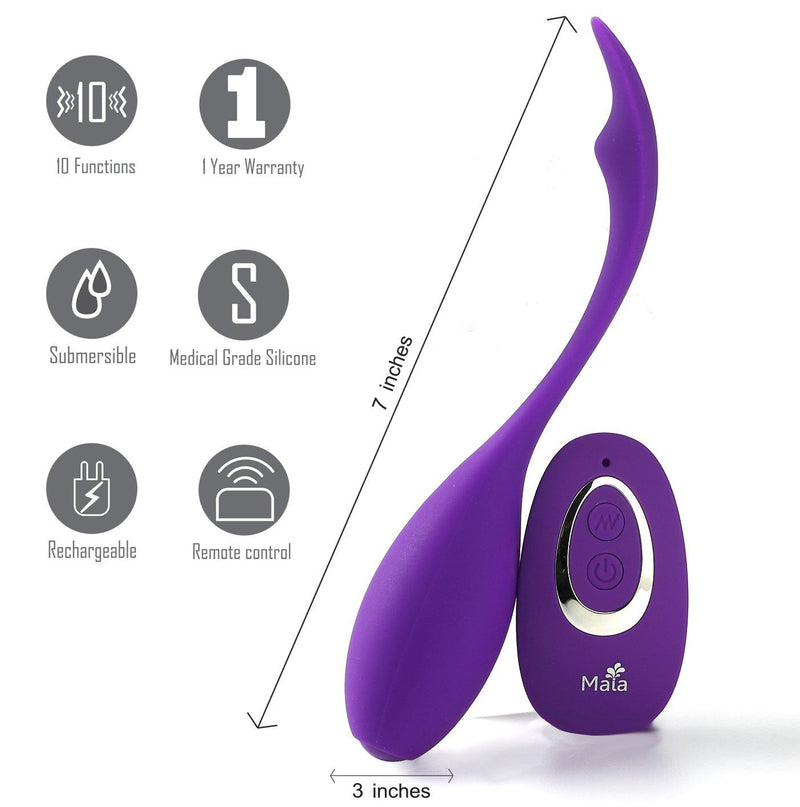 Maia Syrene Remote Control Luxury Bullet Vibrator - The Dildo Hub