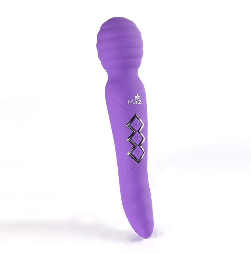 Maia Zoe Twistty Dual Vibrating Pleasure Wand Purple - The Dildo Hub