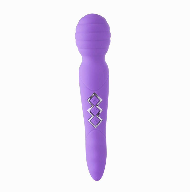 Maia Zoe Twistty Dual Vibrating Pleasure Wand Purple - The Dildo Hub