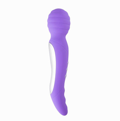 Maia Zoe Twistty Dual Vibrating Pleasure Wand Purple - The Dildo Hub