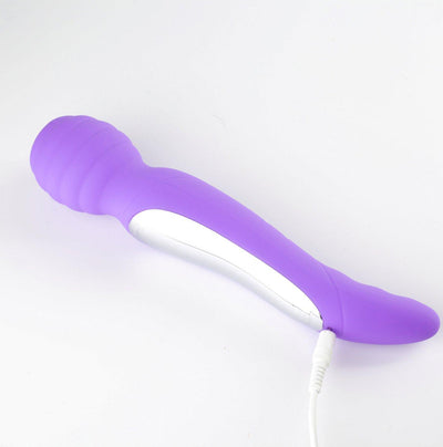 Maia Zoe Twistty Dual Vibrating Pleasure Wand Purple - The Dildo Hub