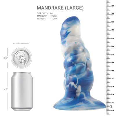 🌱 Mandrake's Sensual Swirls: Erotic Fantasy Dildo 🐉🚀