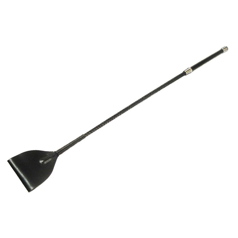 Mare Black Leather Riding Crop - The Dildo Hub