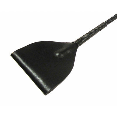 Mare Black Leather Riding Crop - The Dildo Hub