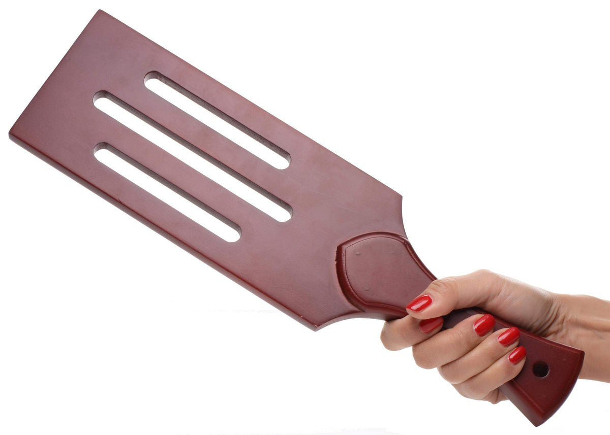 Masters Wooden Spanking Paddle | BDSM Impact Play Toys - The Dildo Hub