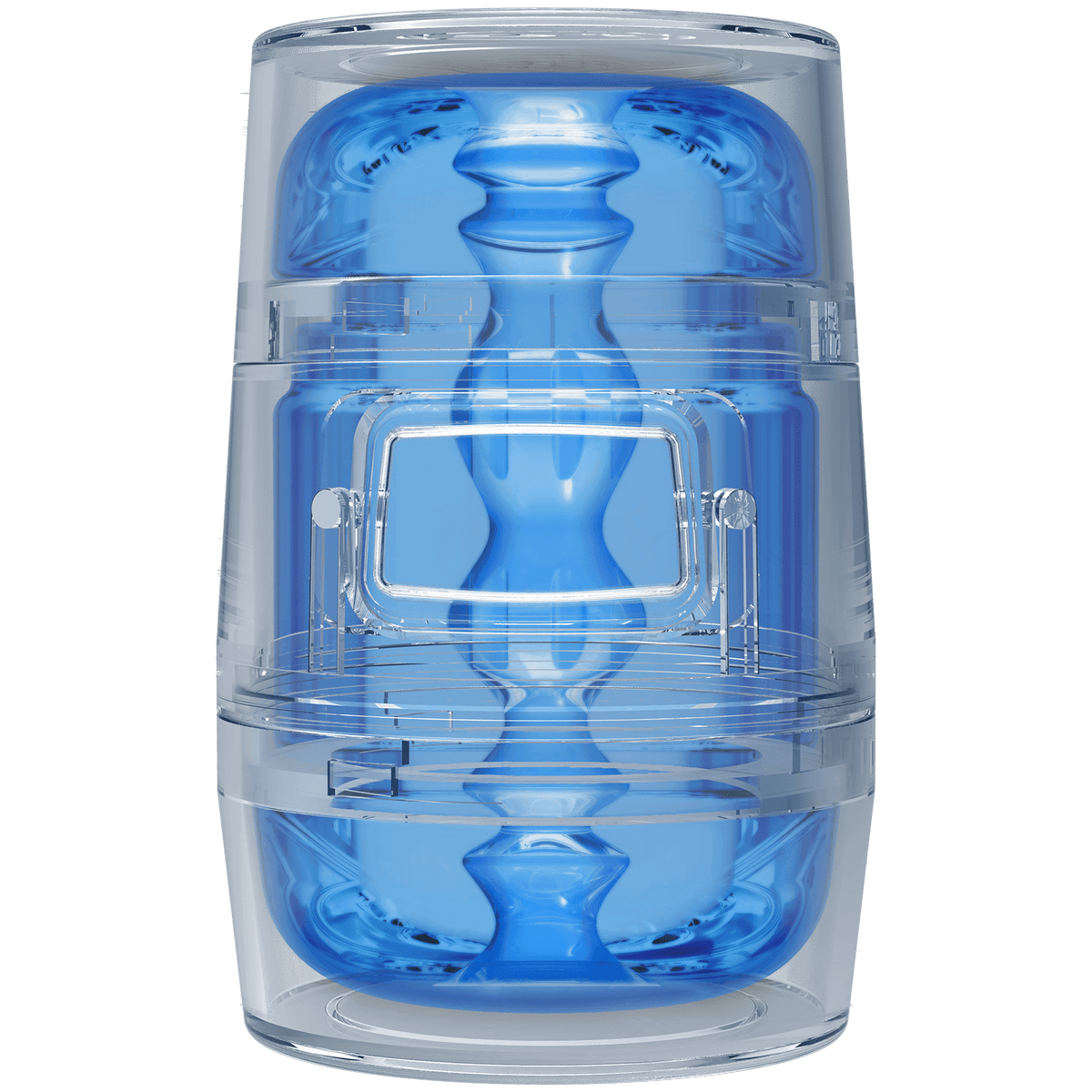 Masturbator Main Squeeze - Pop-Off - Optix - Crystal Blue | Doc Johnson - The Dildo Hub