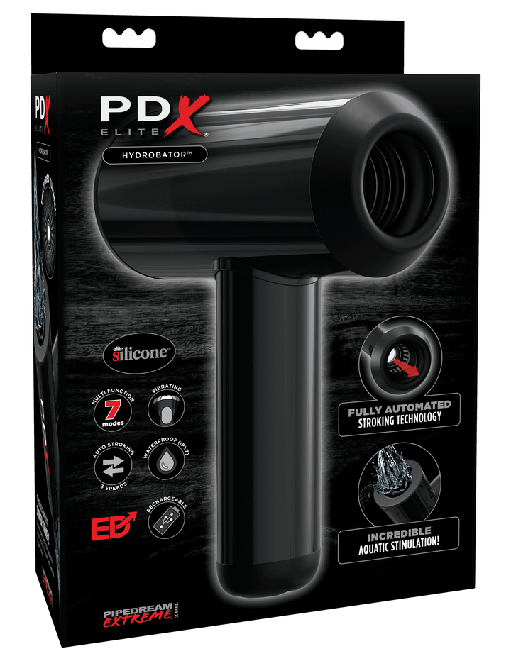 Masturbator PDX Elite Hydrobator - Black | Pipedream - The Dildo Hub