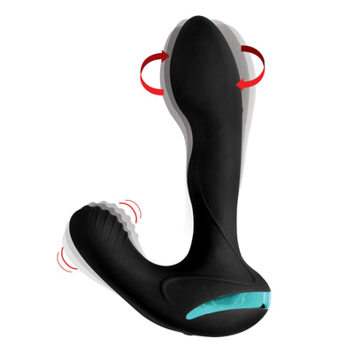 Maverick Rotating Vibrating Silicone Prostate Stimulator - The Dildo Hub