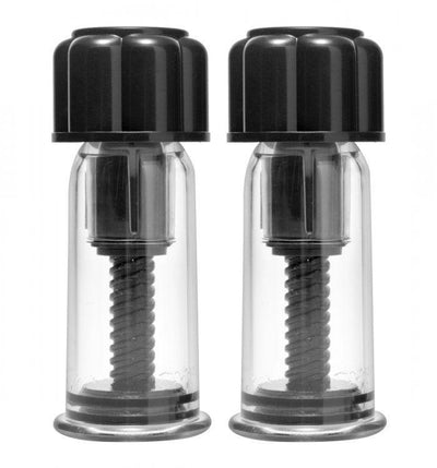 Maxxx Powerful Nipple Suckers - Black | XR Brands - The Dildo Hub